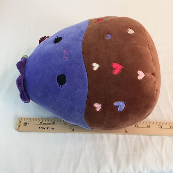 Squishmallows Bluby Chocolate Dipped Blueberry Plush 10" Valentine Hearts NWT - Picture 8 of 8